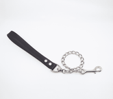 Love In Leather Fetish Play Leather & Chain Lead Default Title Collars and Leads